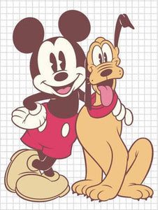 Mickey Mouse Screen Saver-Mickey and Pluto