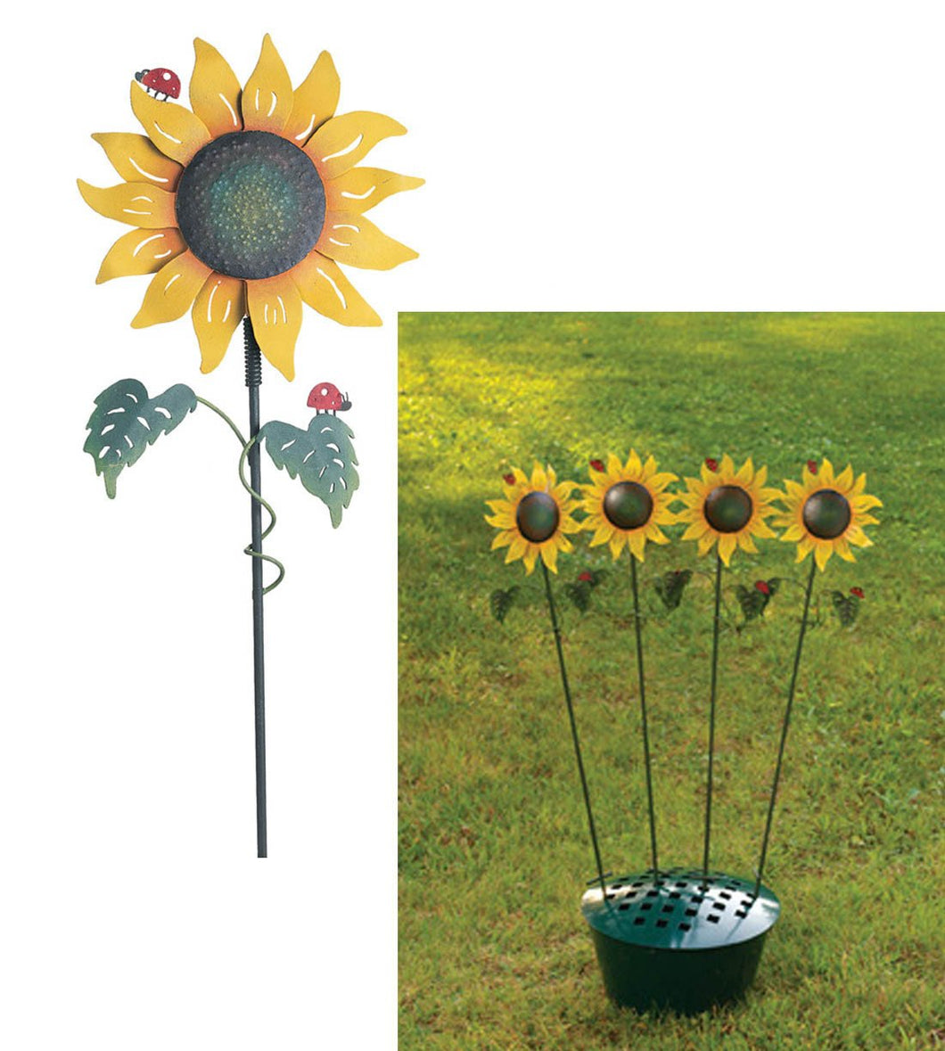 Classic Wiggle Stake- Sunflower Plant Stake- 38