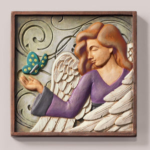 Magnetic Stepping Stone Plaque-Angel