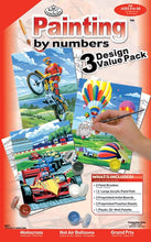 Load image into Gallery viewer, Royal &amp; Langnickel Painting by Numbers Junior 3-Piece Art Activity Kit, Outdoor Set