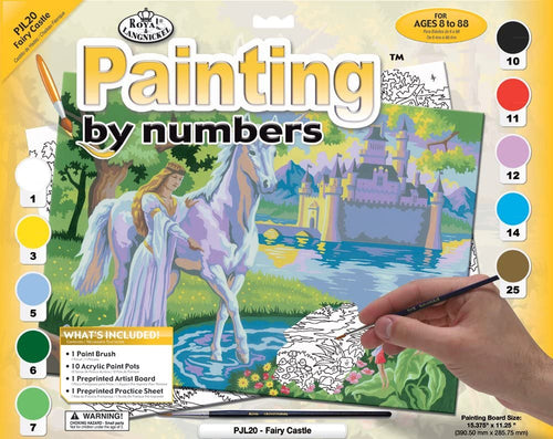 Royal & Langnickel Paint By Number Large Fairy Castle