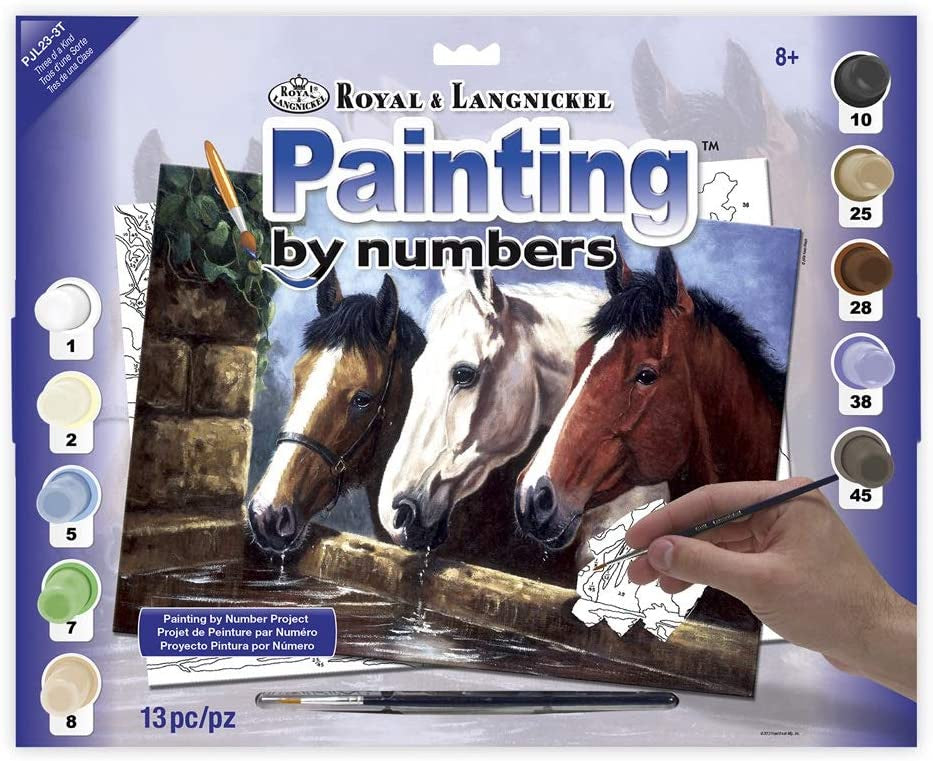 Royal & Langnickel, Painting by Numbers, Junior Large, Three of a Kind