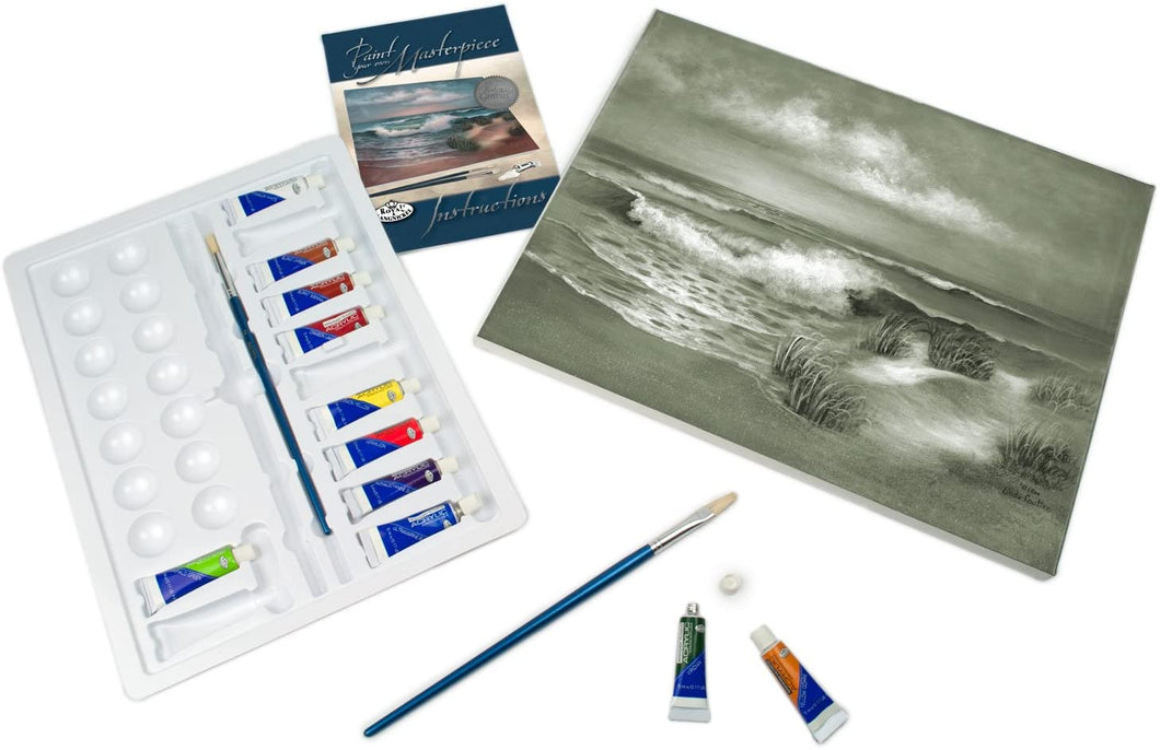 ROYAL BRUSH Acrylic Paint Your Own Masterpiece Set-Hampton Beach