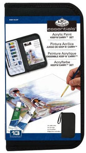 Royal & Langnickel Acrylic Paint Essentials Keep N' Carry Set