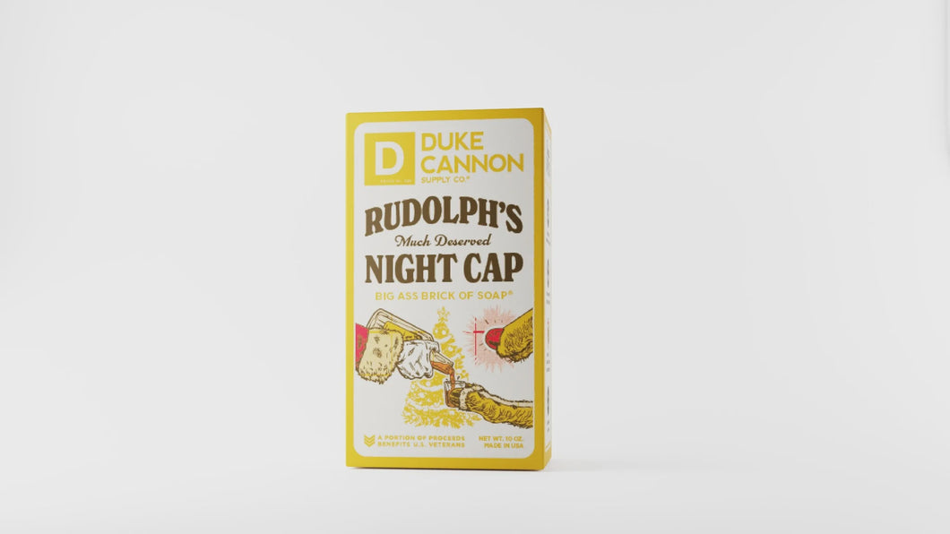 RUDOLPH'S MUCH DESERVED NIGHTCAP BRICK OF SOAP