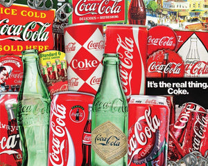 Springbok Coca-Cola Then and Now 1000 pc Jigsaw Puzzle