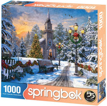 Load image into Gallery viewer, Springbok 1000 Piece Jigsaw Puzzle Holiday Church