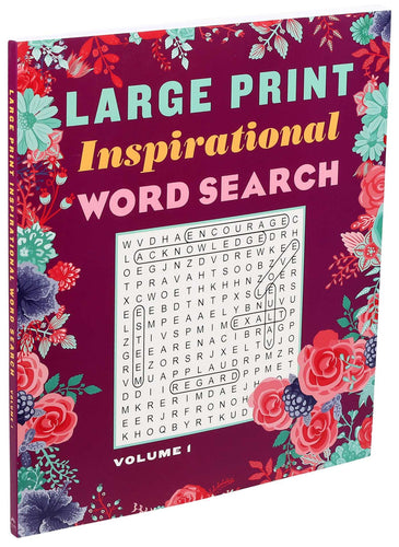 Large Print Inspirational Word Search Volume 1