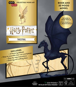 INCREDIBUILDS: HARRY POTTER: THESTRAL 3D WOOD MODEL AND BOOK