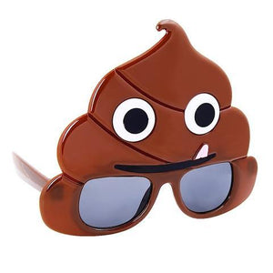 Officially Licensed Emogie Poo Sunstaches Sun Glasses - Freedom Day Sales