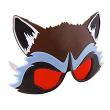 Load image into Gallery viewer, Rocket Raccoon Guardians of the Galaxy Sunstaches Sun Glasses