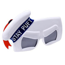 Load image into Gallery viewer, Officially Licensed Sony Stay Puff Marshmallow Man Sunstaches Sun Glasses