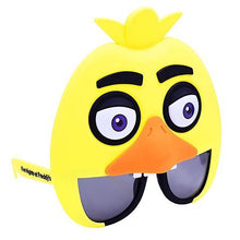 Load image into Gallery viewer, Officially Licensed Freddy Chica Bird Sunstaches Sun Glasses
