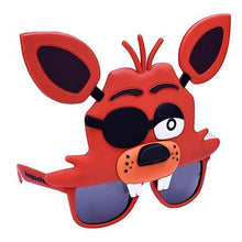 Load image into Gallery viewer, Officially Licensed Freddy Foxy Fox Sunstaches Sun Glasses