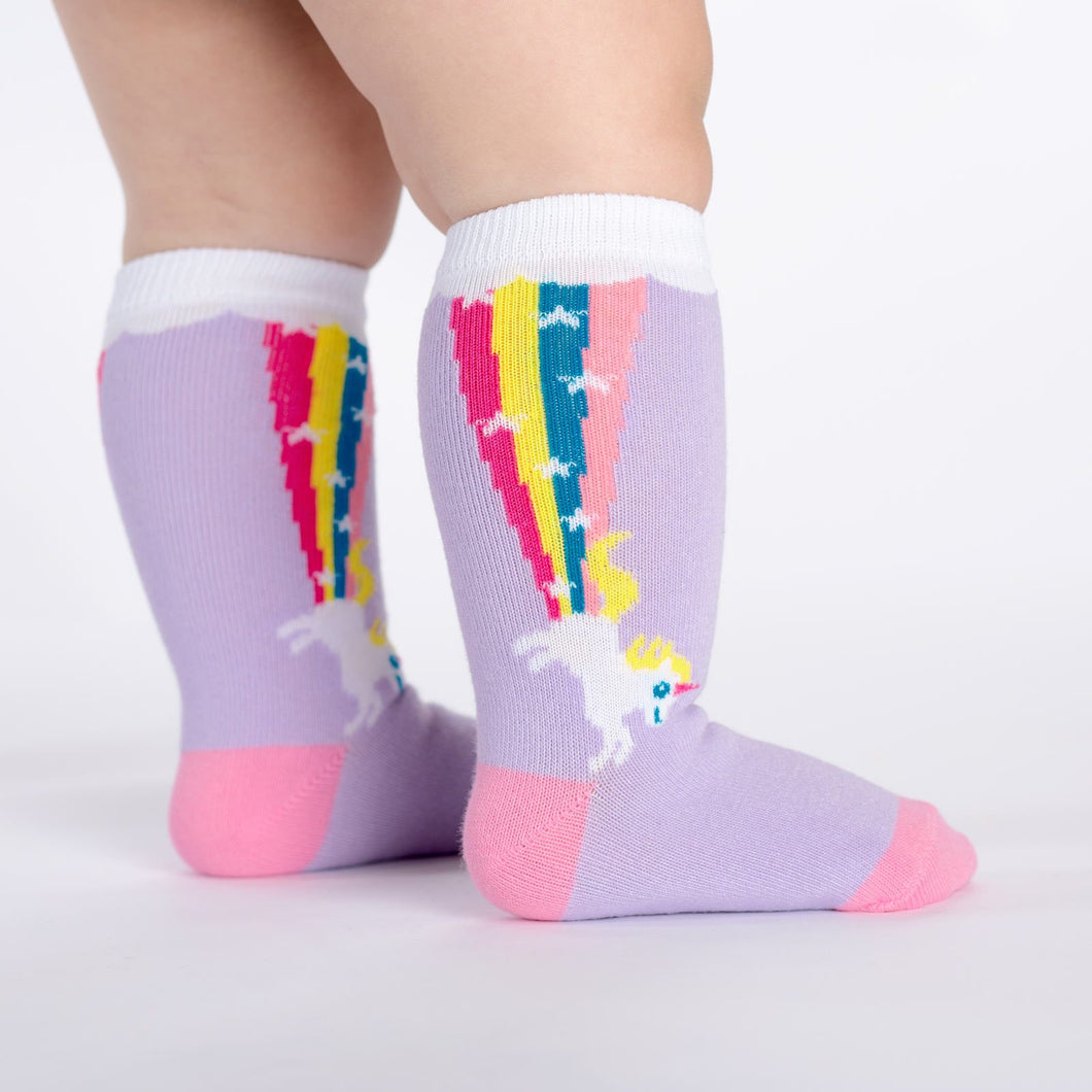 Rainbow Blast Toddler Socks
