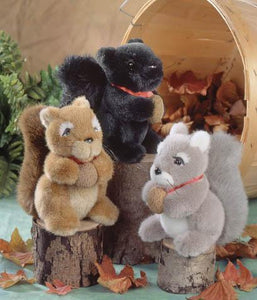 Stuffed Animal House 6" Brown Squirrel