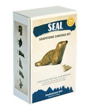 Load image into Gallery viewer, Seal Soapstone Carving Kit