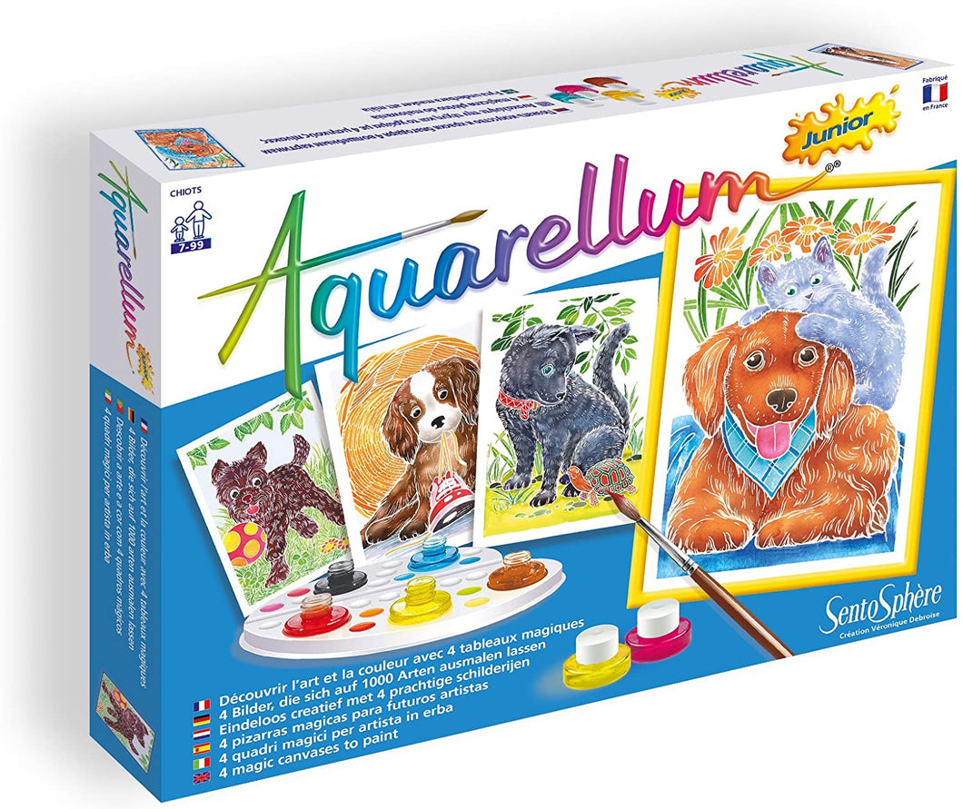 Aquarellum Junior- Sweet Dogs Watercolor Paint Set
