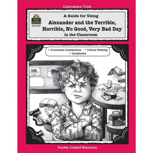 Literature Unit Study: Alexander and the Terrible, Horrible, No Good, Very Bad Day