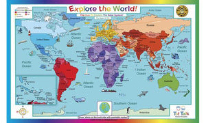 Explore the World Placemat