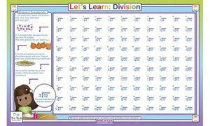 Let's Learn Division Placemat
