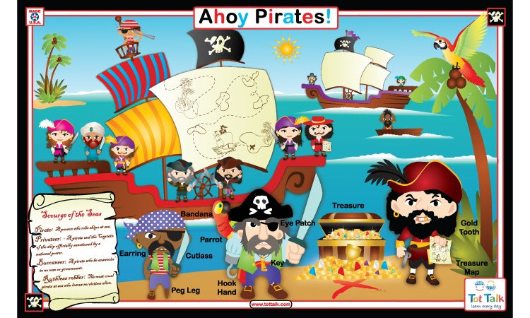 Ahoy Pirates Placemat