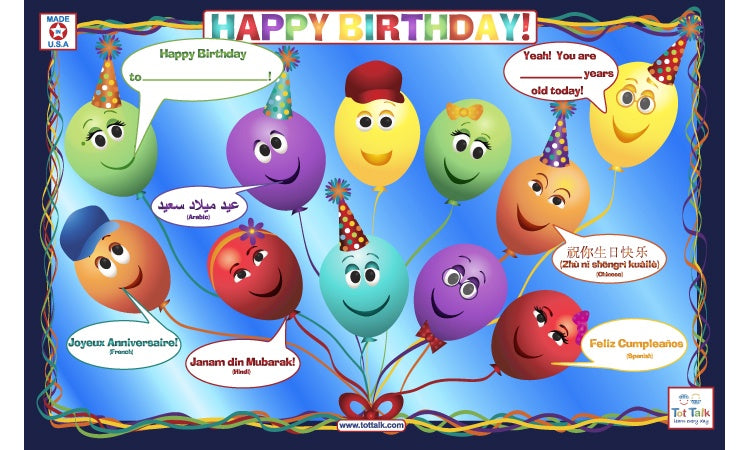Happy Birthday Placemat