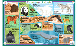 Endangered Animals Placemat