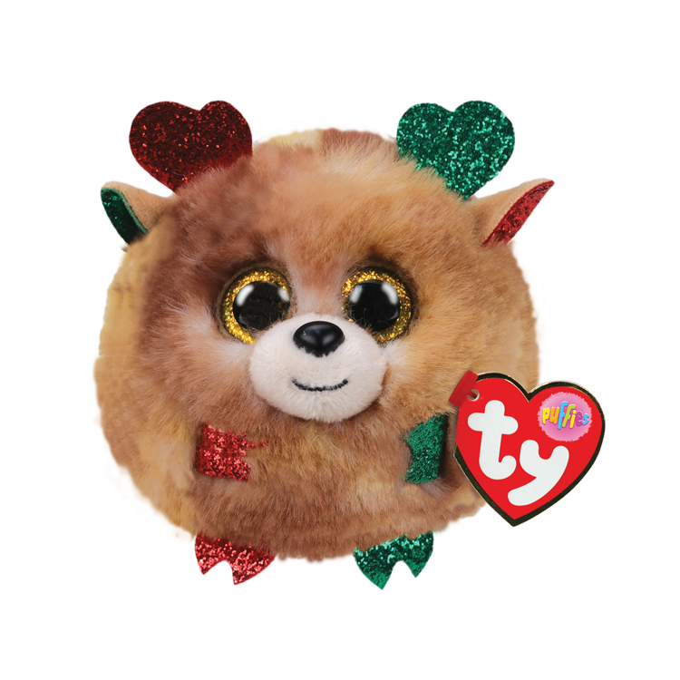 Fudge the Christmas Reindeer Pluffie