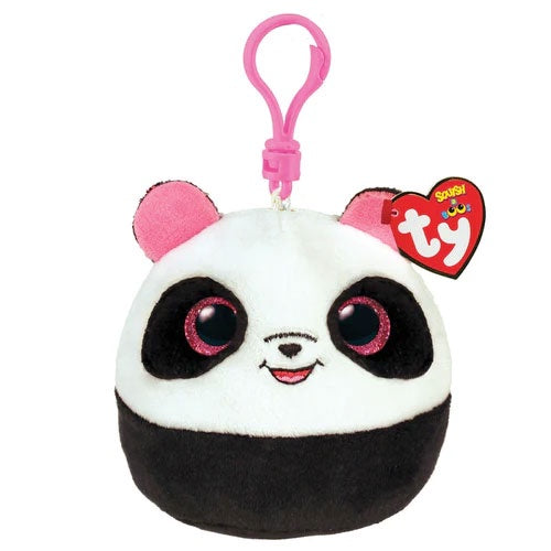 TY Squish a Boo Bamboo the Panda Keychain