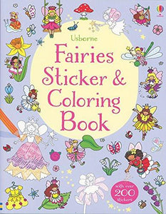 Fairies Coloring and Sticker Book by C. Cottrell and R. Finn