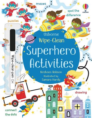Wipe Clean Superhero Activities