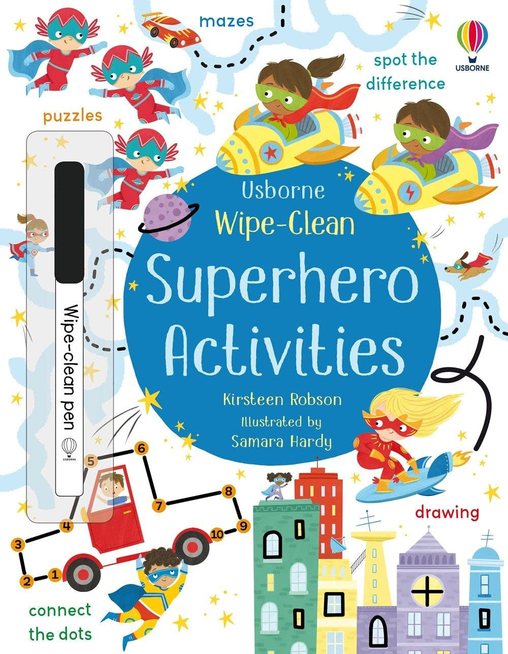 Wipe Clean Superhero Activities
