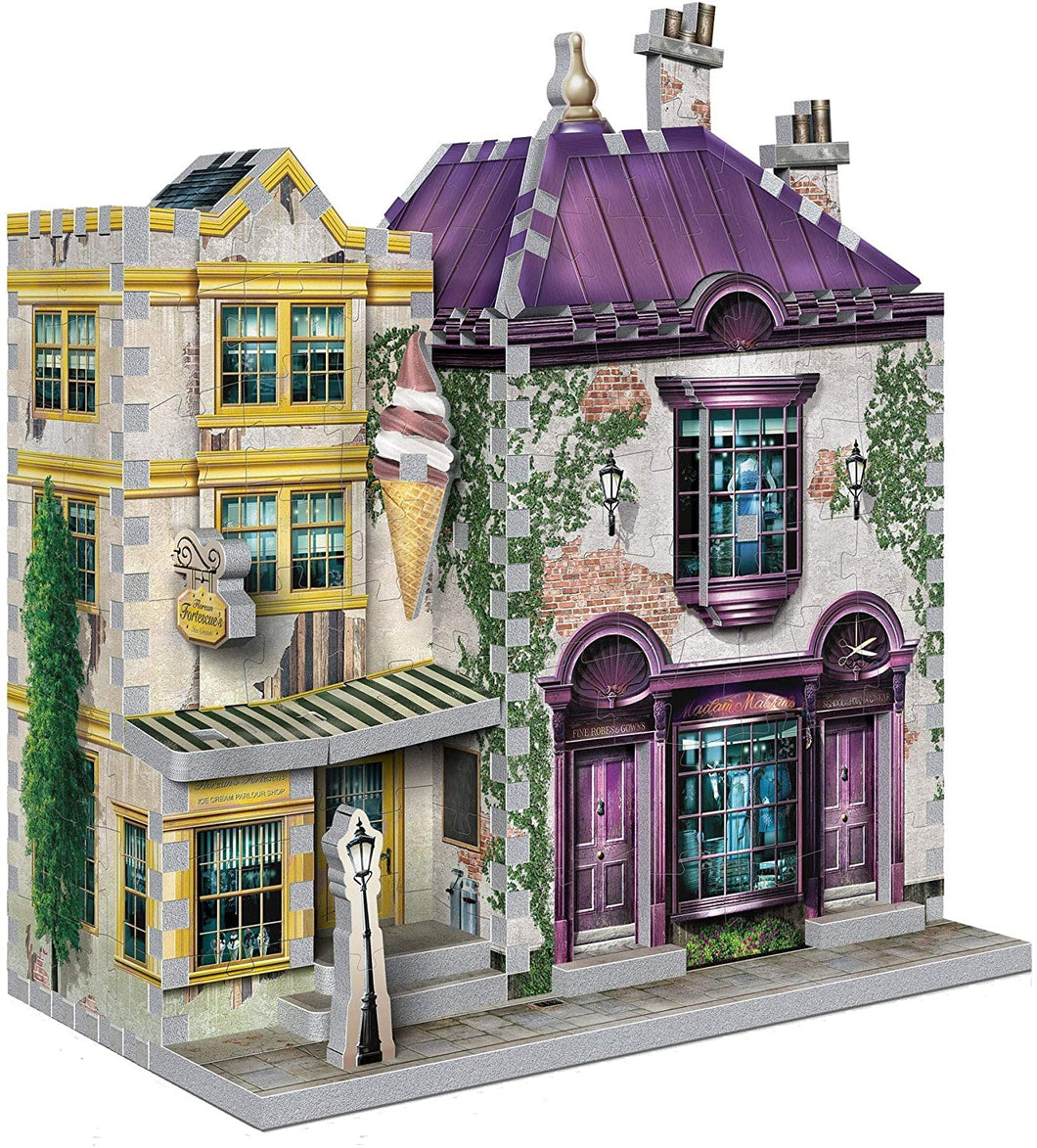 Wrebbit 3D Harry Potter Diagon Alley Madam Malkin's & Florean Fortecsue's Ice Cream (290 Pieces)
