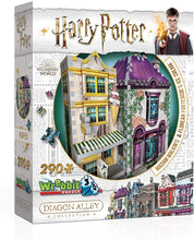 Load image into Gallery viewer, Wrebbit 3D Harry Potter Diagon Alley Madam Malkin&#39;s &amp; Florean Fortecsue&#39;s Ice Cream (290 Pieces)