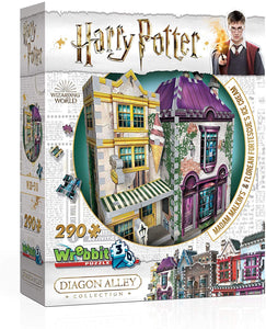 Wrebbit 3D Harry Potter Diagon Alley Madam Malkin's & Florean Fortecsue's Ice Cream (290 Pieces)