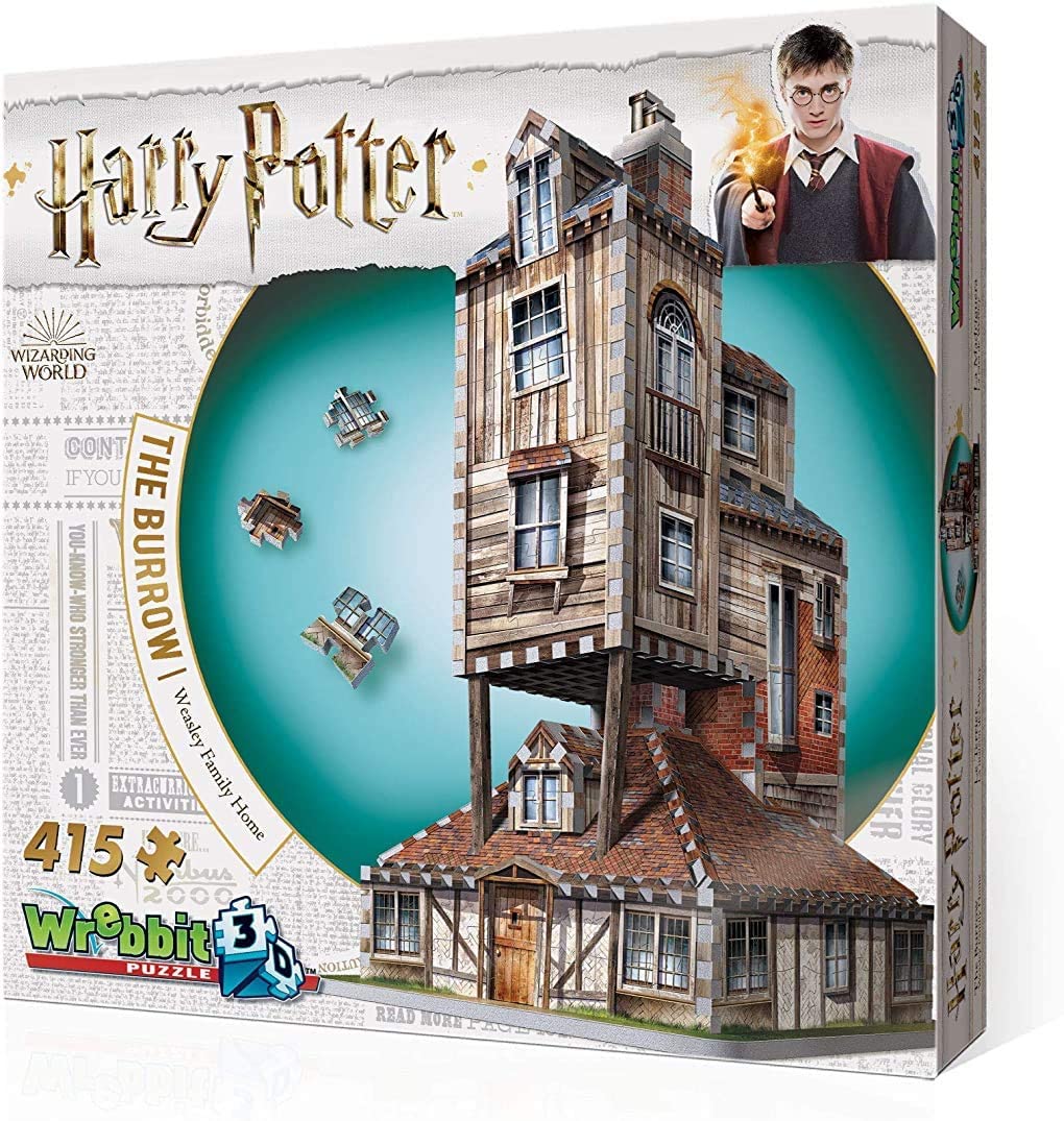 Harry Potter The Burrow Weasley Family Home 3D Puzzle