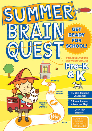 Brainquest Summer Workbook: Pre-K to K