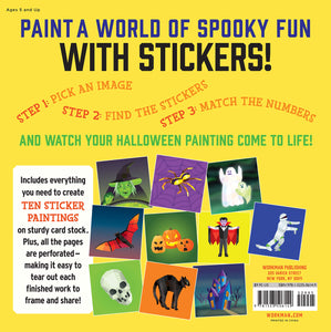 Paint by Sticker Kids Sticker Book- Halloween