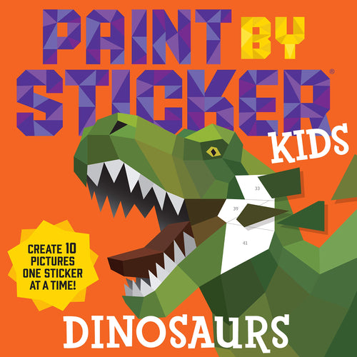 Paint by Sticker Kids Sticker Book- Dinosaurs