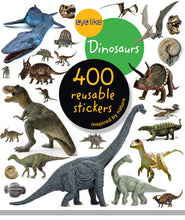 Load image into Gallery viewer, EyeLike Dinosaurs 400 Reusable Stickers