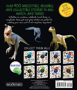 EyeLike Dinosaurs 400 Reusable Stickers