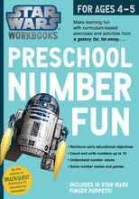 Load image into Gallery viewer, STAR WARS WORKBOOK:PRESCHOOL NUMBER FUN