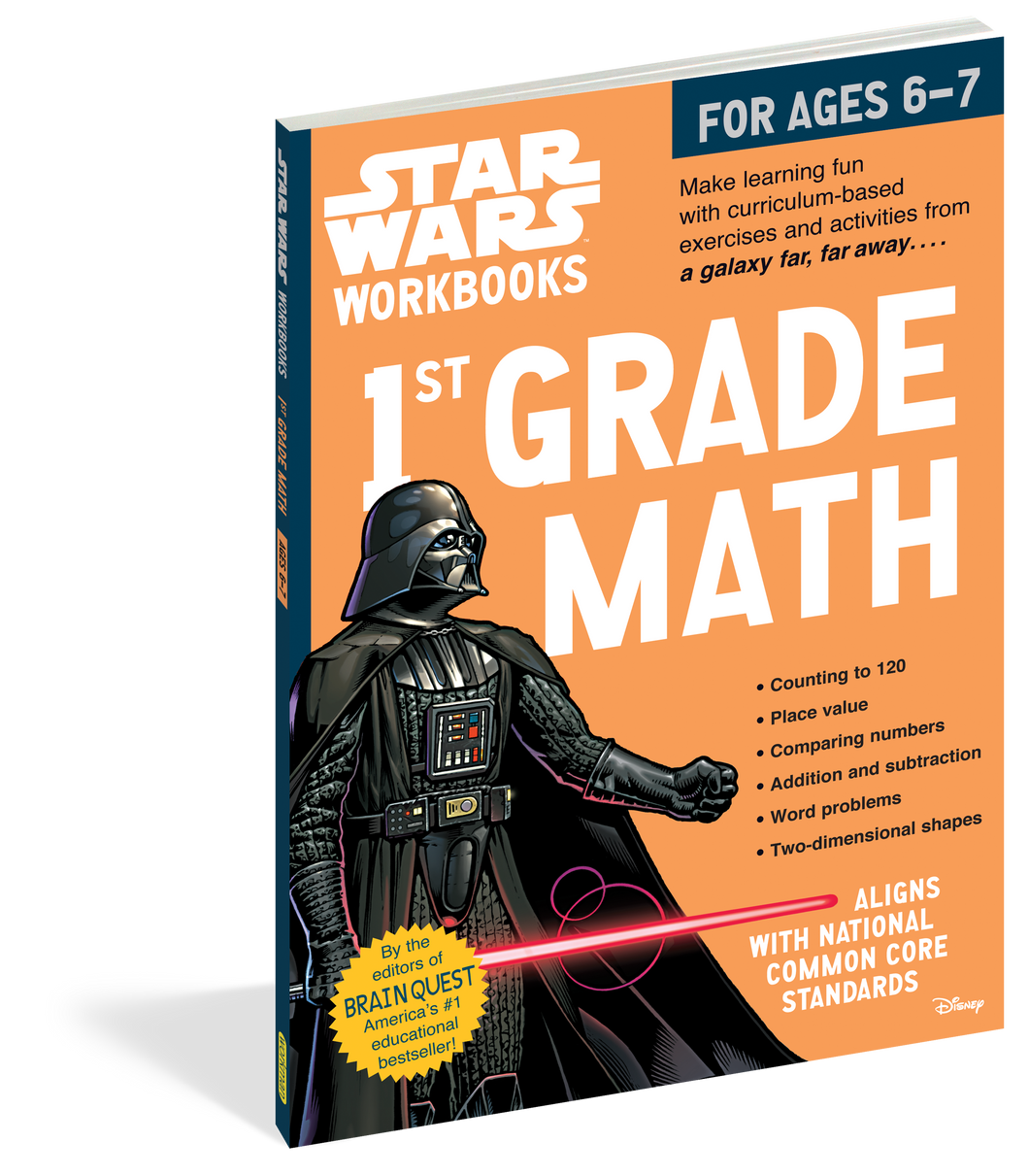 Star Wars Math Quick STAR WARS WORKBOOK:GRADE 1 MATH – Funtime Toys and Gifts