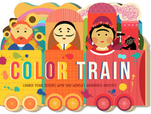 Load image into Gallery viewer, Color Train Board book