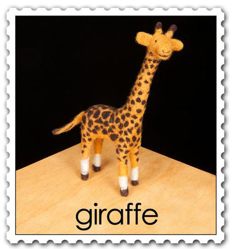 WoolPets Giraffe Needle Felting Kit
