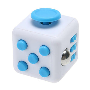 Fidget Cube- White Blue