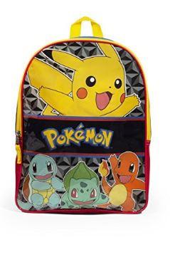 Pokemon Pikachu 16 Inch Multi Colored Backpack