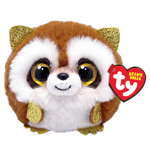 Ty Beanie Ballz Puffies-Pickpocket the Raccoon