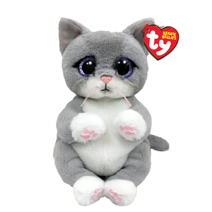 Ty Beanie Bellies- Morgan the Grey Cat